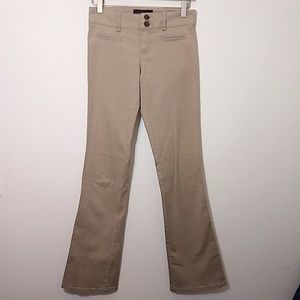 Anthro Sanctuary Flare Leg Khaki Pants Size 24